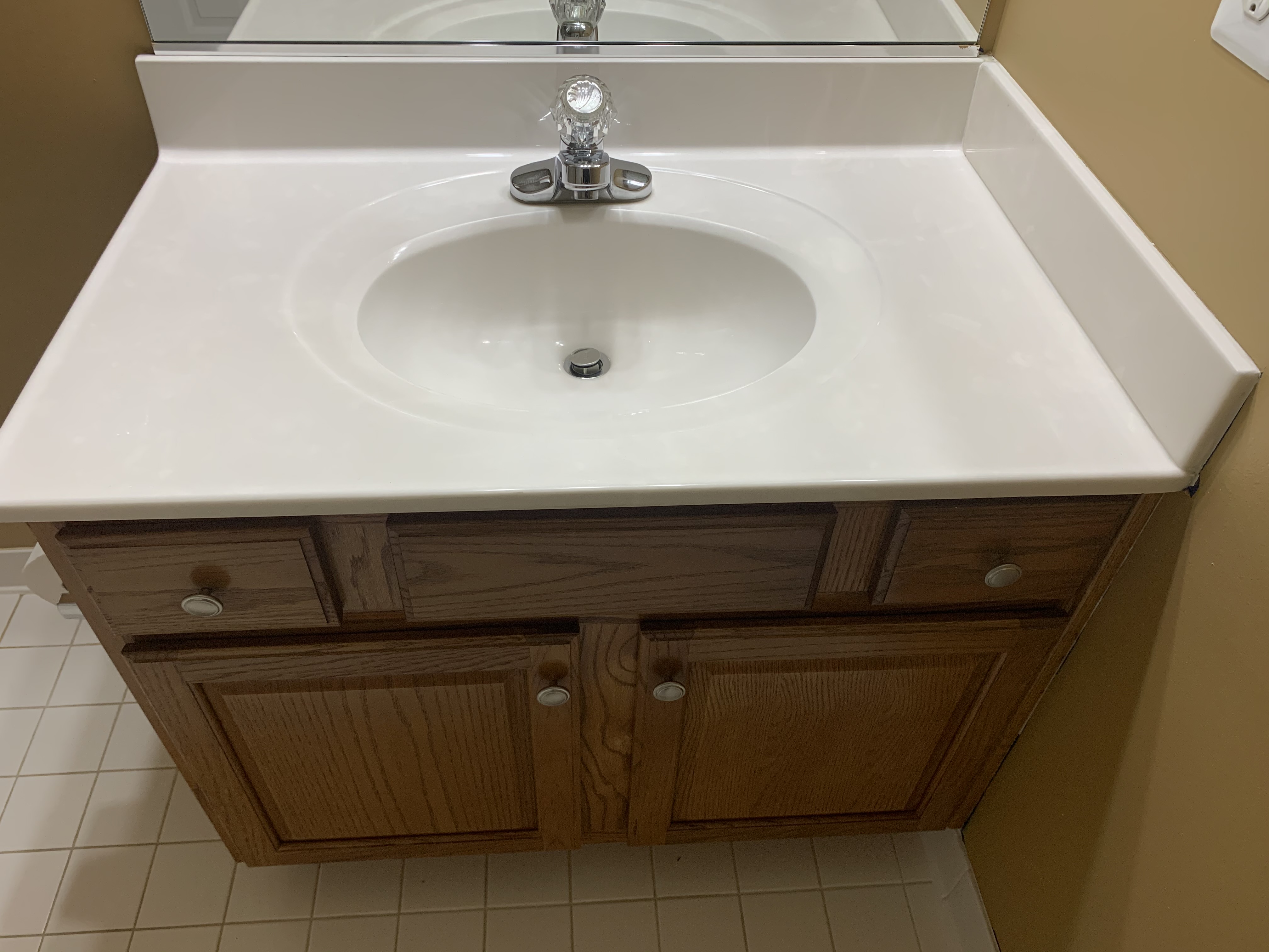 Kina Before Bathroom